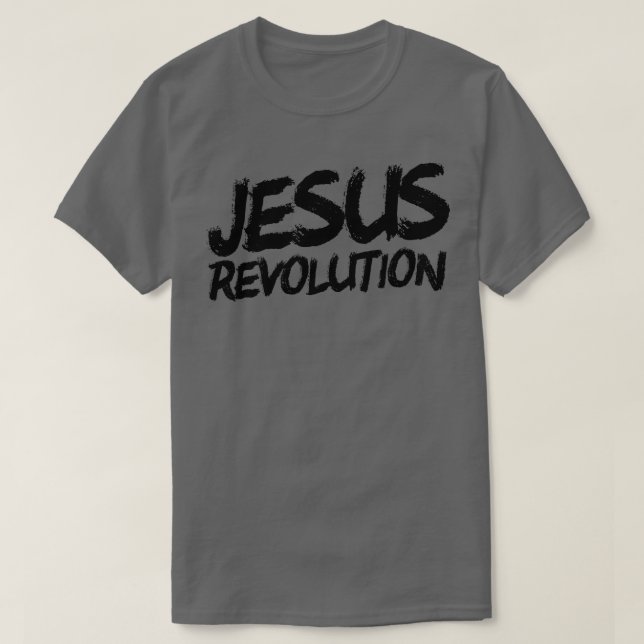 Camiseta Revolución de Jesús Fe Cristiana Paz Jesús Revol (Diseño del anverso)