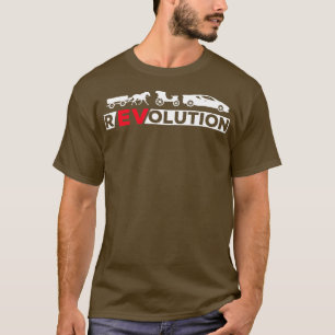 Camiseta Revolución de la batería EV del conductor del vehí