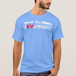 Camiseta Revolución de la batería EV del conductor del vehí
