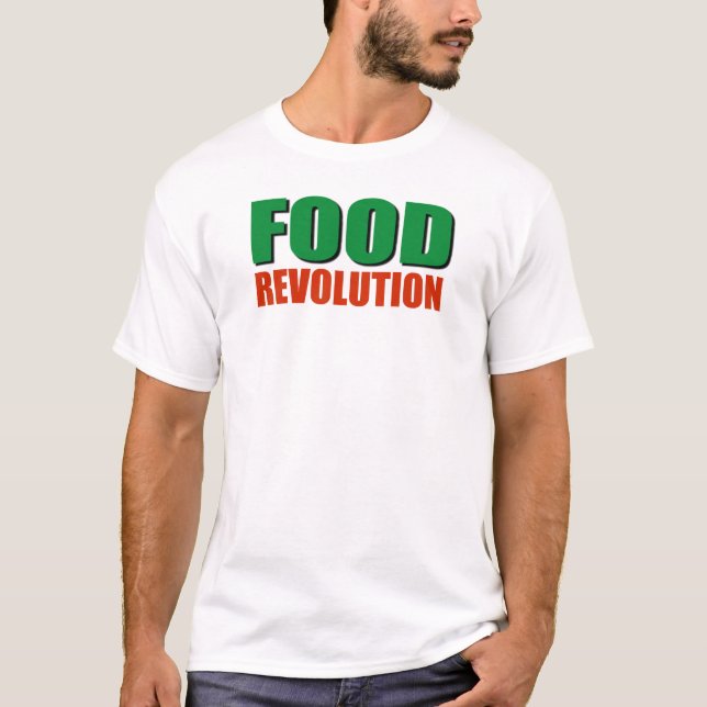 Camiseta Revolución de la comida (Anverso)