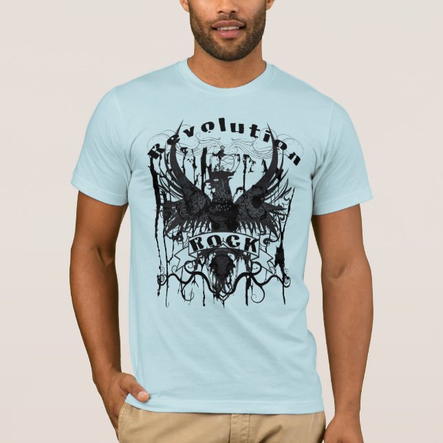 Camiseta Revolución de la roca (Anverso)