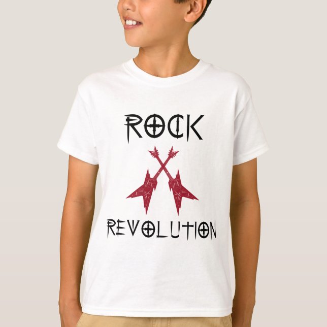 Camiseta Revolución de rock (Anverso)