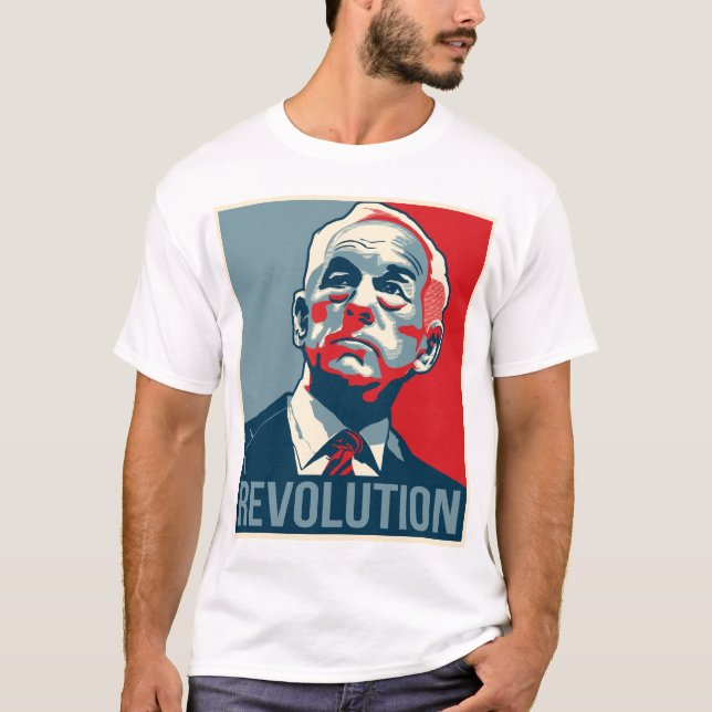 Camiseta Revolución de Ron Paul (Anverso)