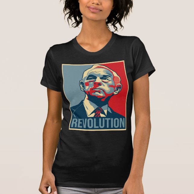 Camiseta Revolución de Ron Paul (Anverso)