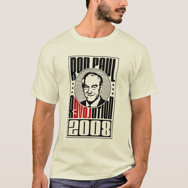 Camiseta Revolución de Ron Paul (Anverso)