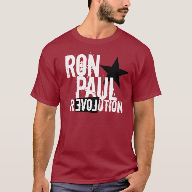 Camiseta Revolución de Ron Paul (Anverso)