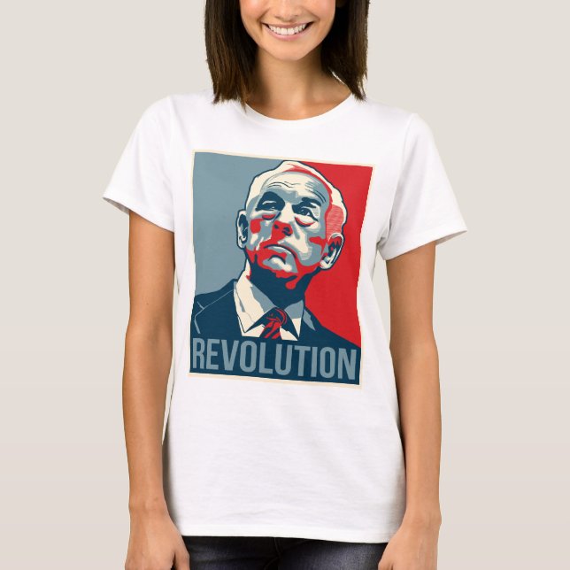 Camiseta Revolución de Ron Paul (Anverso)
