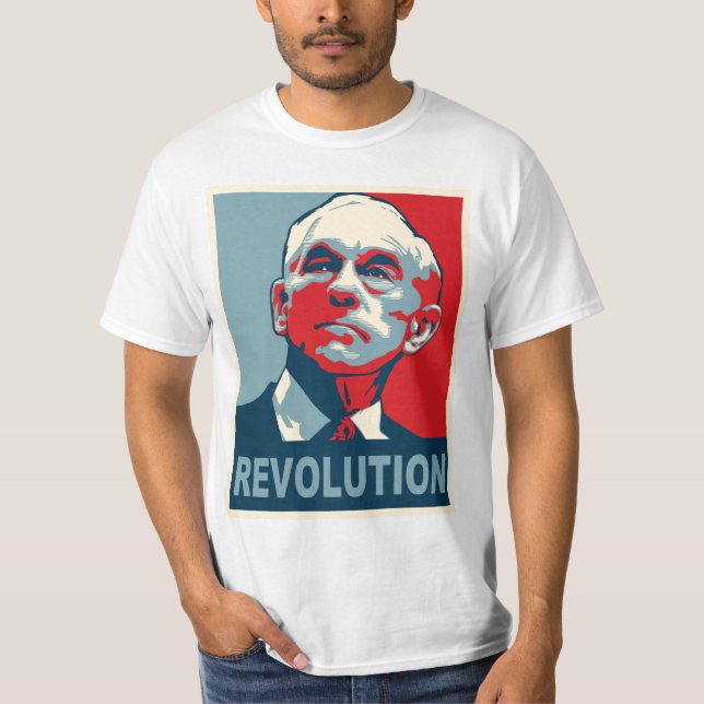 Camiseta Revolución de Ron Paul (Anverso)