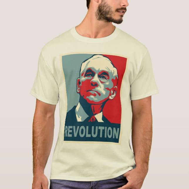 Camiseta Revolución de Ron Paul (Anverso)