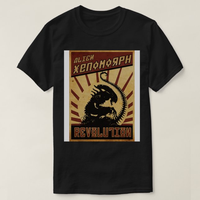 Camiseta Revolución de xenomorfo (Diseño del anverso)