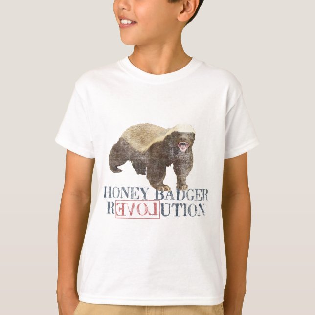 Camiseta Revolución del tejón de miel (Anverso)