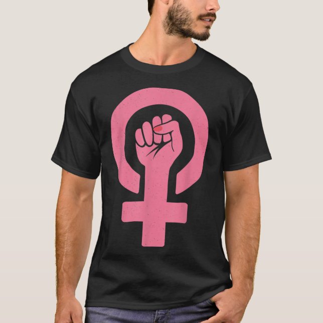 Camiseta Revolución feminista arremete contra los derechos  (Anverso)