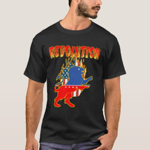 Camiseta Revolución Fiesta Patriótica No Más Fiesta Republi