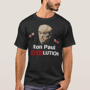 Camiseta Revolución Neverlution de Ron Paul 2012
