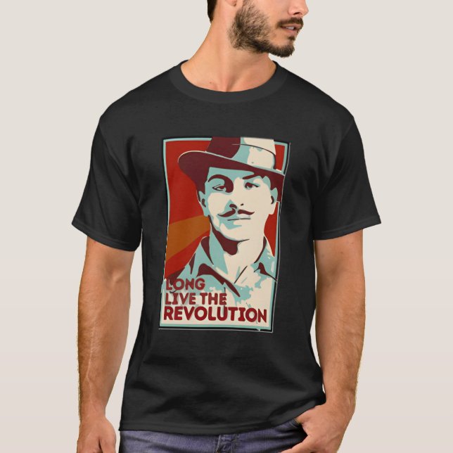 Camiseta Revolución Shaheed Bhagat Singh (Anverso)
