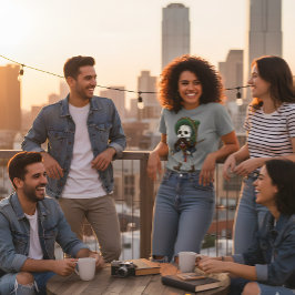 Camiseta Revolucionario Skull Outlaw Tee