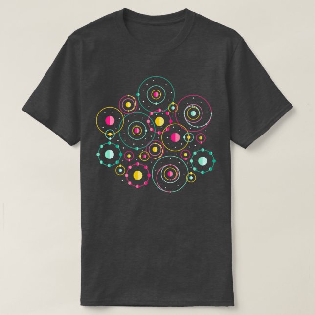 Camiseta Revoluciones orbitales (Diseño del anverso)