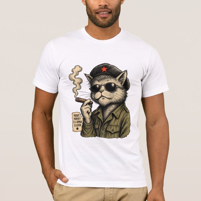 Camiseta Revolutionary Cat (Anverso)