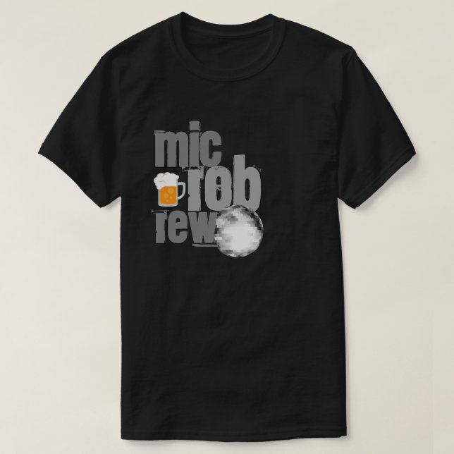 Camiseta rew del robo del mic (Diseño del anverso)