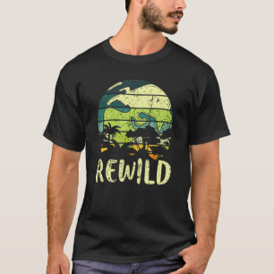 Camiseta Rewild Save World Earth Day Conservation Planet Vi