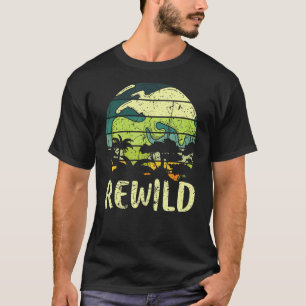 Camiseta Rewild Save World Earth Day Conservation Planet Vi