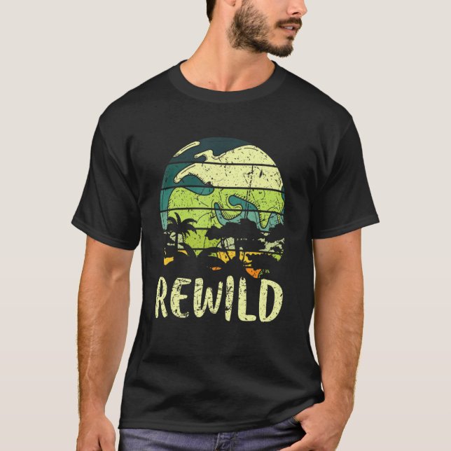 Camiseta Rewild Save World Earth Day Conservation Planet Vi (Anverso)