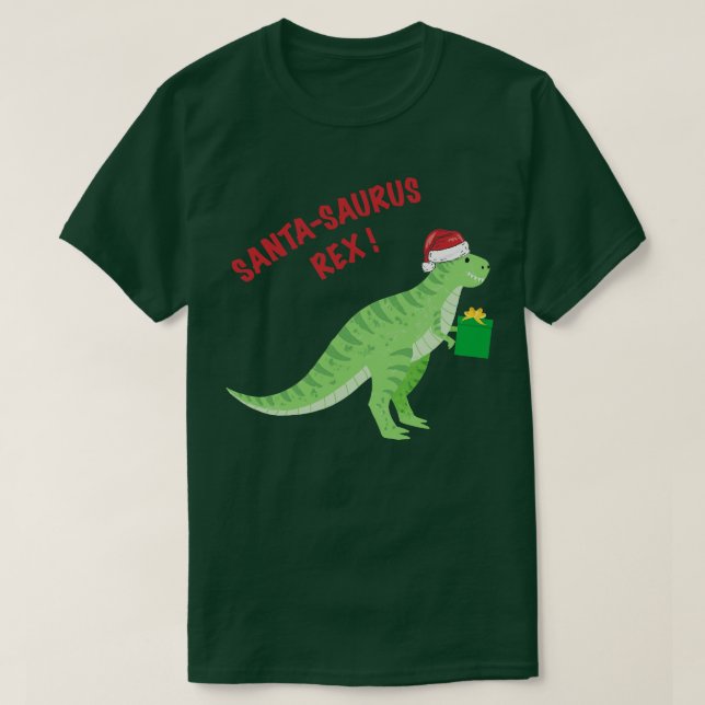 Camiseta Rex 1 de Santa Saurus (Diseño del anverso)