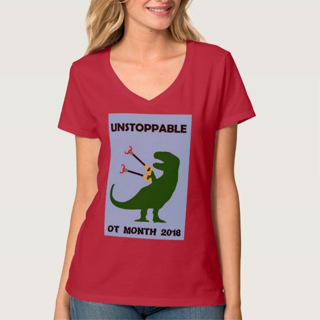 CAMISETA REX 2018 DEL MES OT DE LA TERAPIA PROFESIONAL (Anverso)