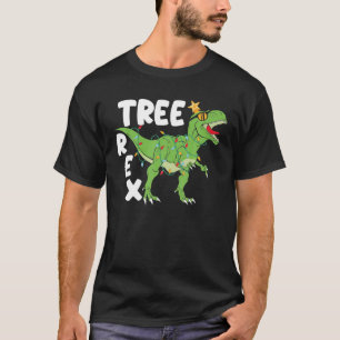Camiseta Rex árbol de Navidad T - Rex dinosaurio Navidad ni