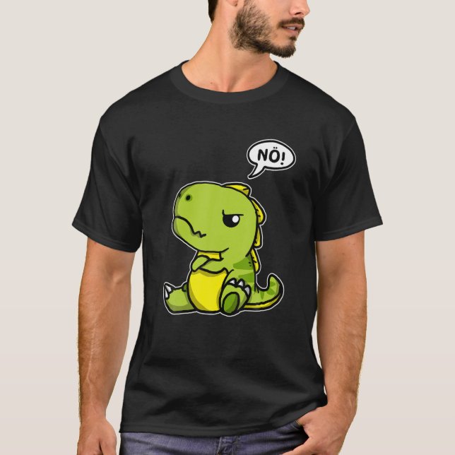 Camiseta Rex Baby Dino con una declaración divertida simple (Anverso)