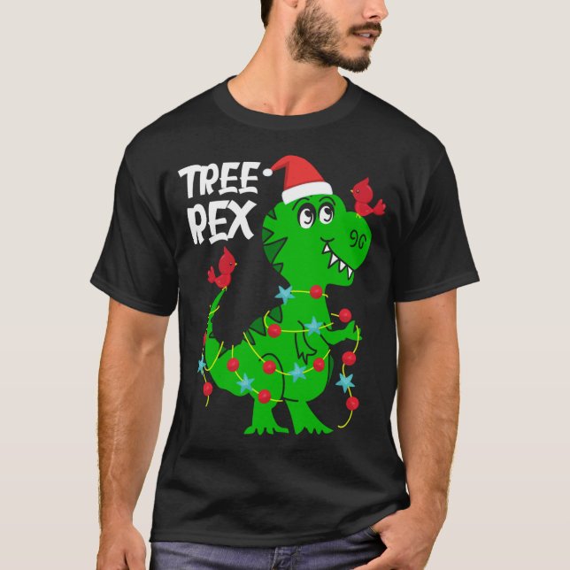 Camiseta Rex de árbol. Divertido regalo de dinosaurios Navi (Anverso)