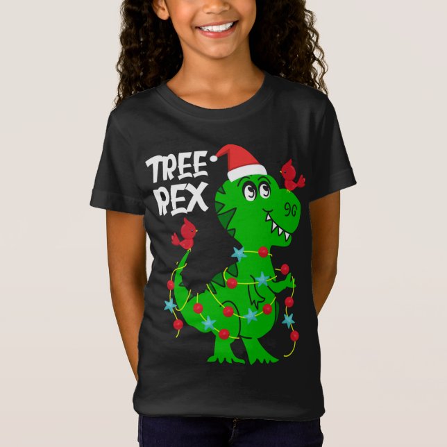 Camiseta Rex de árbol. Divertido regalo de dinosaurios Navi (Anverso)