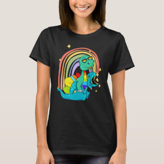 Camiseta Rex de dinosaurio LGBTQ con traje de dino