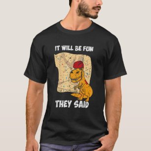 Camiseta Rex De Escalada De Paredes Intenta Hacer Abarcar E