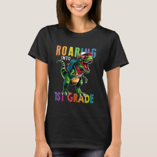 Camiseta Rex de primer grado de vuelta a la escuela de prim