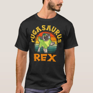 Camiseta Rex de Pugasaurus, Perro divertido, amante de los 