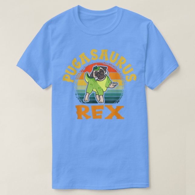 Camiseta Rex de Pugasaurus, Perro divertido, amante de los  (Diseño del anverso)
