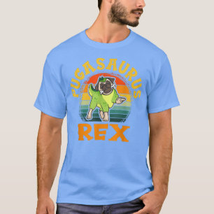 Camiseta Rex de Pugasaurus, Perro divertido, amante de los 