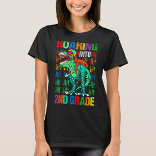 Camiseta Rex Dinosau De Vuelta Al Colegio En Segundo Grado