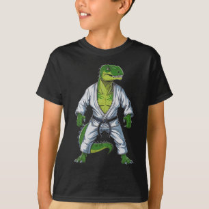 Camiseta Rex Dinosaur Artes Marciales Artista de Artes Marc