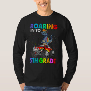 Camiseta Rex Dinosaurio Rugiente de 5to Grado Vuelta al Col