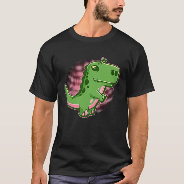 Camiseta Rex Dinosaurios Alien Extraterrestritoriales Trex (Anverso)