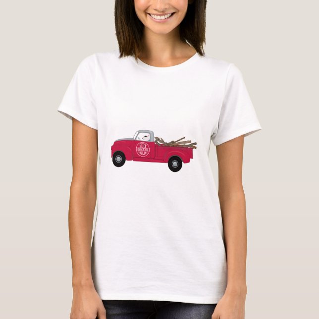 Camiseta Rex El Camión Rojo De TV Terrier (Anverso)
