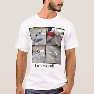 Camiseta ¿Rex el terrier de la TV consiguió la madera?