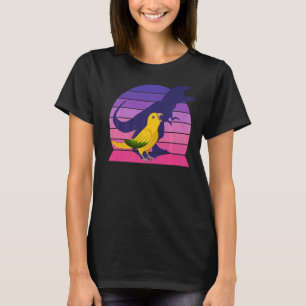 Camiseta Rex I de la retro tiranosaurio grita Reina de Bava