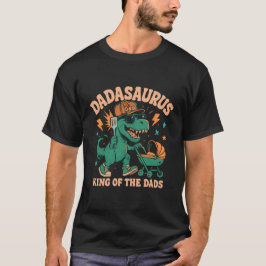 Camiseta Rex King de papá-un saurus, Dinosaurio gracioso