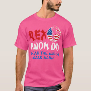 Camiseta Rex Kwon Do Bandera Americana Taekwondo Martial Ar
