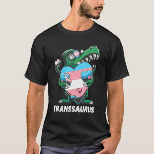 Camiseta Rex Love Trans Pride Dino Lgbt Transse