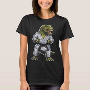 Camiseta Rex Martial Arts Dinosaur Karate Jiu-jitsu Ninja