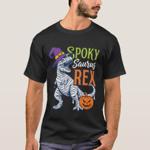 Camiseta Rex Saurio Espeluznante Dinosaurio Momia Halloween